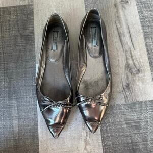 Authentic Prada Pointed Toe Ballet Flats Size 38 (US 7.5)